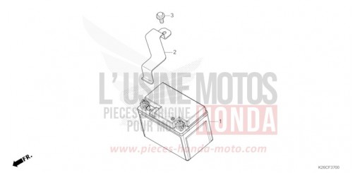 BATTERIE MSX125AR de 2024